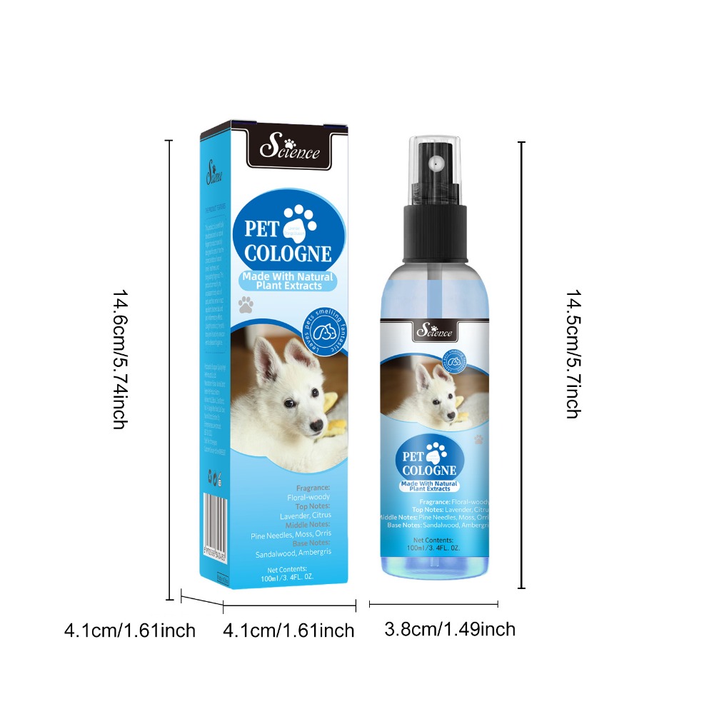Spray Cologne pour Chiens et C - Pet Cologne Spray avis et prix