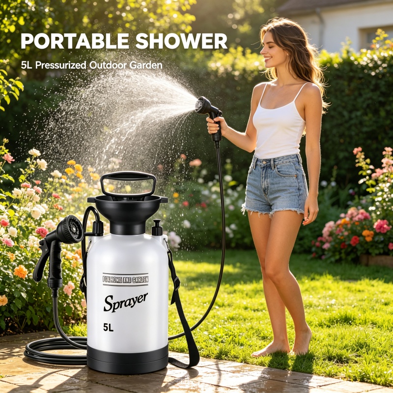 Douche de camping portable 5L, - Pet Supplies Outlet avis et prix