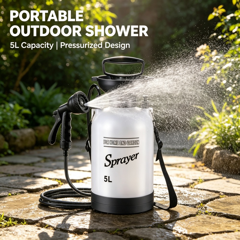 Douche de camping portable 5L, - Pet Supplies Outlet avis et prix
